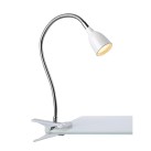 Stalinis šviestuvas TULIP White/Steel Stalinis šviestuvas TULIP White/Steel