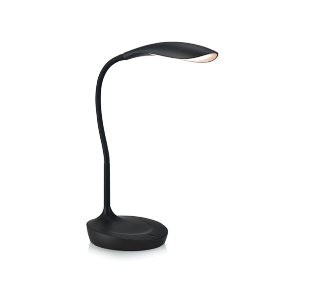 Stalinis šviestuvas SWAN USB Black Stalinis šviestuvas SWAN USB Black