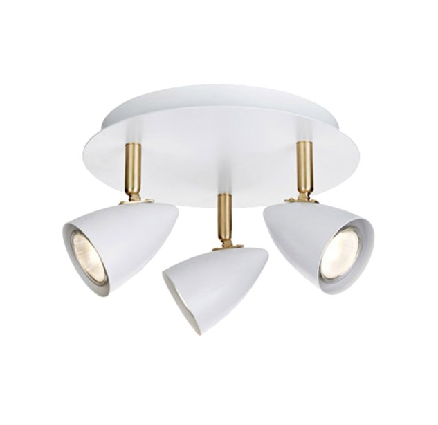 Lubinis šviestuvas CIRO White/Brass Lubinis šviestuvas CIRO White/Brass