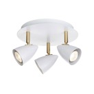 Lubinis šviestuvas CIRO White/Brass Lubinis šviestuvas CIRO White/Brass