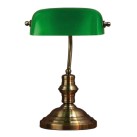 Stalinis šviestuvas BANKERS Oxide/Green L
