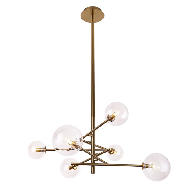 Pakabinamas šviestuvas LOLLIPOP 6 BRASS Pakabinamas šviestuvas LOLLIPOP 6 BRASS