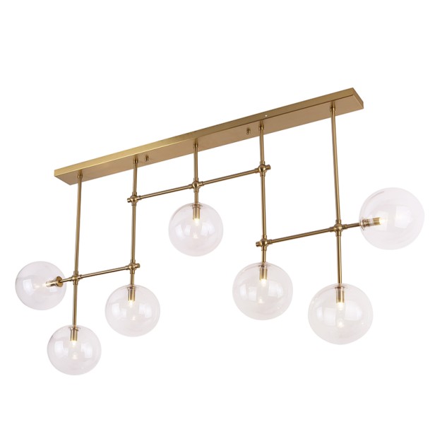 Lubinis šviestuvas LOLLIPOP 7 BRASS Lubinis šviestuvas LOLLIPOP 7 BRASS
