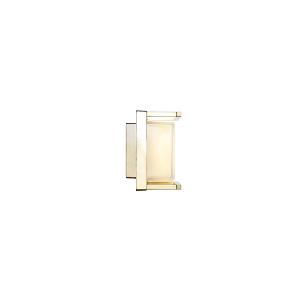 Sieninis / lubinis šviestuvas ICE CUBIC NATURAL BRASS 3405
