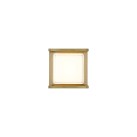 Sieninis / lubinis šviestuvas ICE CUBIC NATURAL BRASS 3405