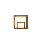 Sieninis / lubinis šviestuvas ICE CUBIC AGED BRASS 3407 Sieninis / lubinis šviestuvas ICE CUBIC AGED BRASS 3407