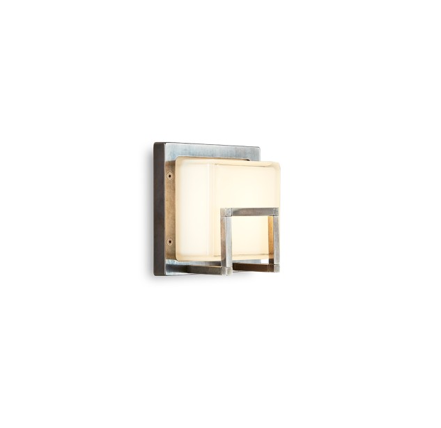 Sieninis / lubinis šviestuvas ICE CUBIC NICKELED BRASS 3407