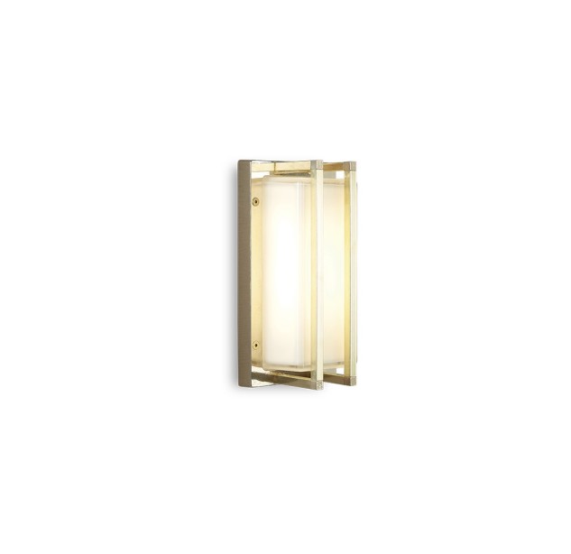 Sieninis / lubinis šviestuvas ICE CUBIC NATURAL BRASS 3413