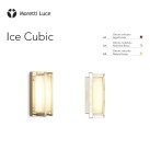 Sieninis / lubinis šviestuvas ICE CUBIC NATURAL BRASS 3413