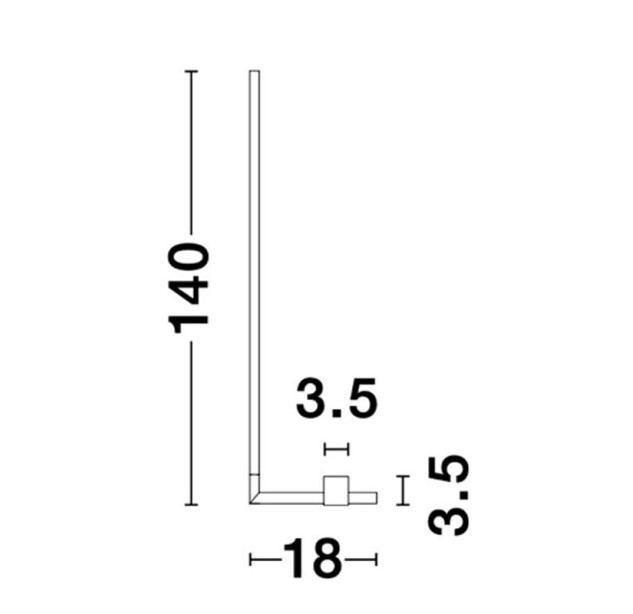 Pastatomas šviestuvas RACCIO LED 17W 3000K IP20 9180727