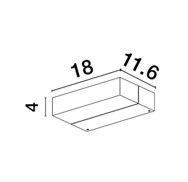 Sieninis šviestuvas ZIRI LED 10W 3000K 9492570