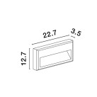 Lauko sieninis šviestuvas RIO LED 6W 3000K 9492670