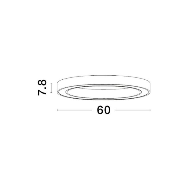Lubinis šviestuvas STING LED 3000K 40W IP20 9558609 dimeriuojamas 