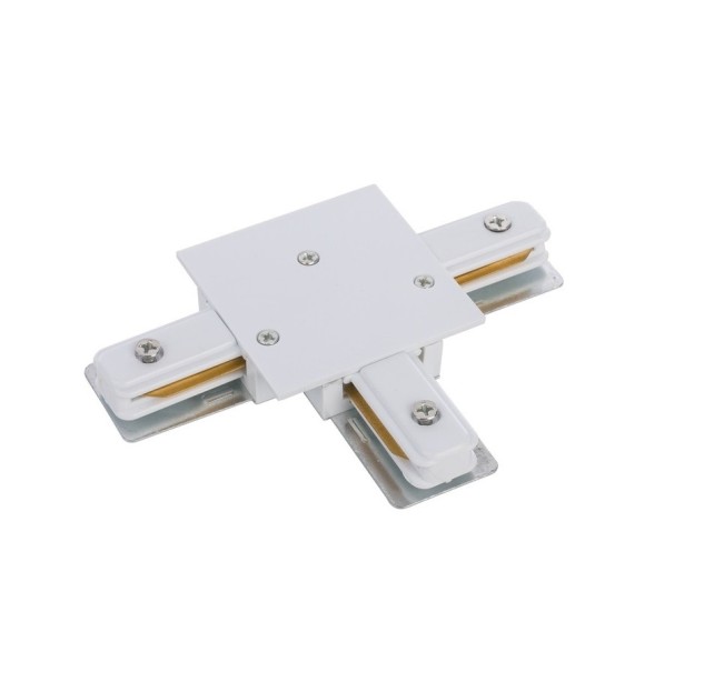 Įleidžiamo bėgelio jungtis PROFILE RECESSED T-CONNECTOR WHITE Įleidžiamo bėgelio jungtis PROFILE RECESSED T-CONNECTOR WHITE