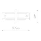 Įleidžiamo bėgelio jungtis PROFILE RECESSED STRAIGHT CONNECTOR BLACK Įleidžiamo bėgelio jungtis PROFILE RECESSED STRAIGHT CONNECTOR BLACK