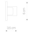 Įleidžiamo bėgelio užbaigimas PROFILE RECESSED DEAD END CAP WHITE Įleidžiamo bėgelio užbaigimas PROFILE RECESSED DEAD END CAP WHITE