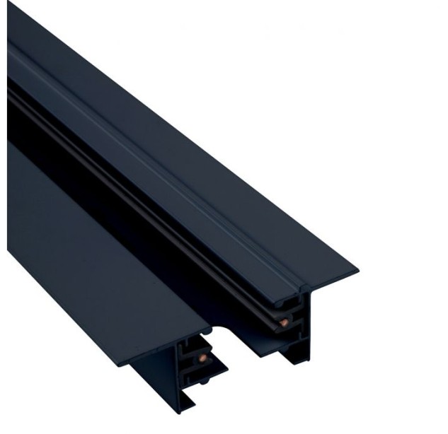 Įleidžiamas bėgelis PROFILE RECESSED TRACK 1m BLACK Įleidžiamas bėgelis PROFILE RECESSED TRACK 1m BLACK