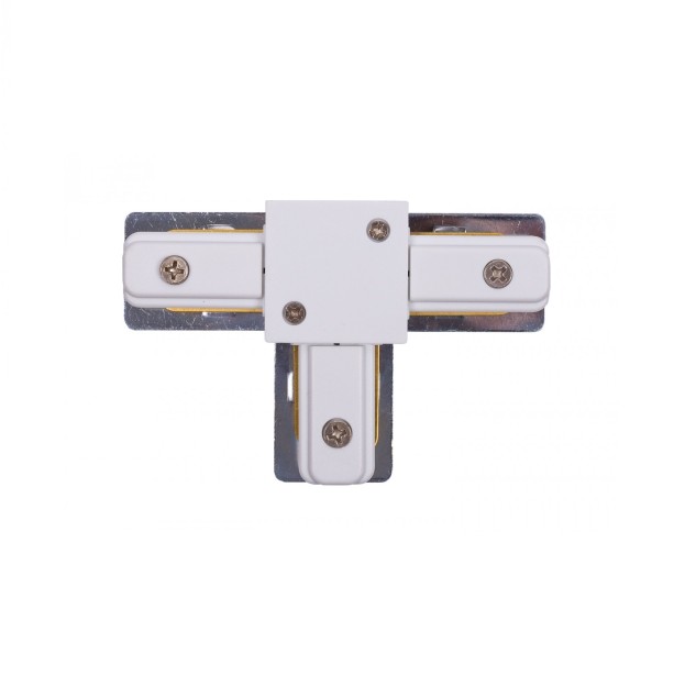 Virštinkinio bėgelio jungtis PROFILE T-CONNECTOR WHITE Virštinkinio bėgelio jungtis PROFILE T-CONNECTOR WHITE