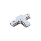 Virštinkinio bėgelio jungtis PROFILE T-CONNECTOR WHITE Virštinkinio bėgelio jungtis PROFILE T-CONNECTOR WHITE