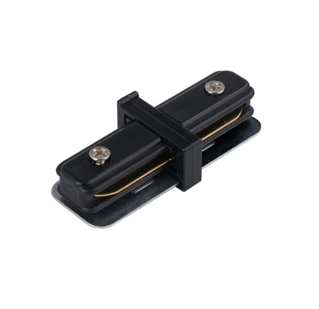 Virštinkinio bėgelio jungtis PROFILE STRAIGHT CONNECTOR BLACK