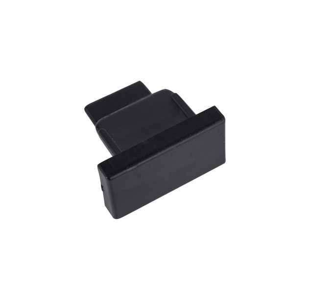 Virštinkinio bėgelio užbaigimas PROFILE DEAD END CAP BLACK