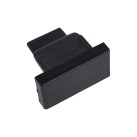 Virštinkinio bėgelio užbaigimas PROFILE DEAD END CAP BLACK