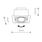 Įleidžiamas šviestuvas DOWNLIGHT BL Įleidžiamas šviestuvas DOWNLIGHT BL