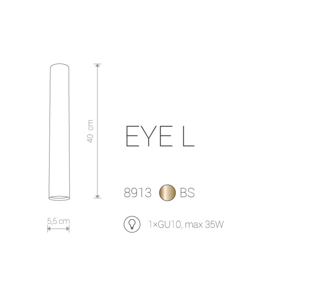 Lubinis šviestuvas EYE L 8913 Lubinis šviestuvas EYE L 8913