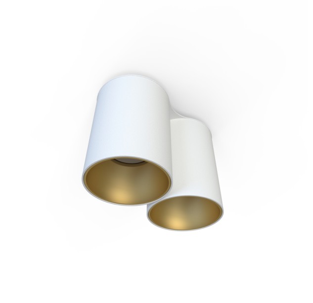Lubinis šviestuvas EYE TONE II WHITE/GOLD