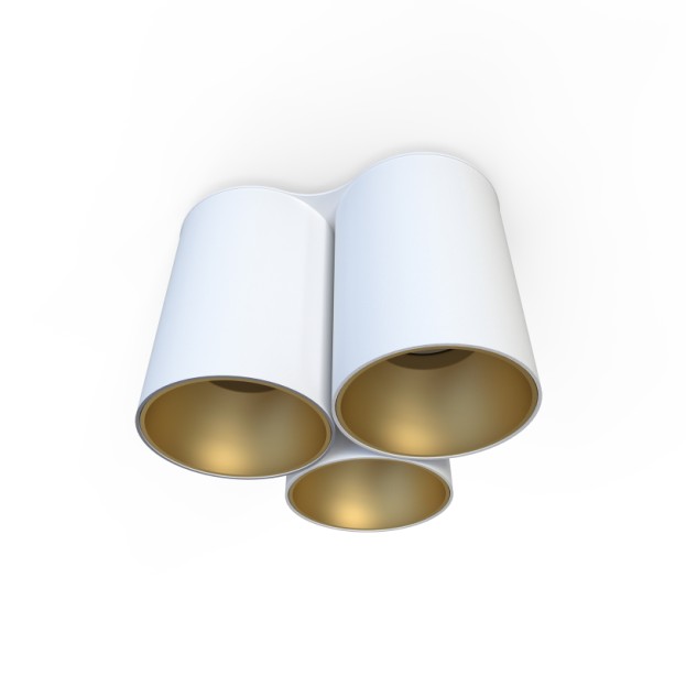 Lubinis šviestuvas EYE TONE III WHITE/GOLD