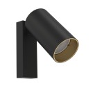 Sieninis šviestuvas MONO KINKIET I BLACK/GOLD