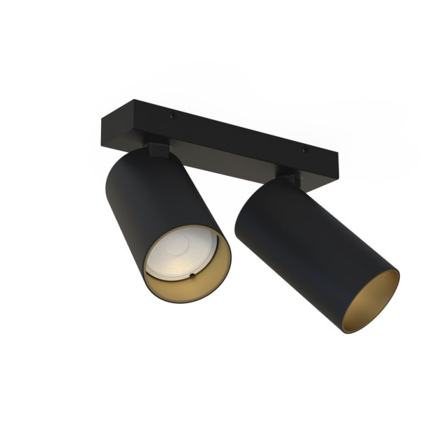 Lubinis šviestuvas MONO II BLACK/GOLD