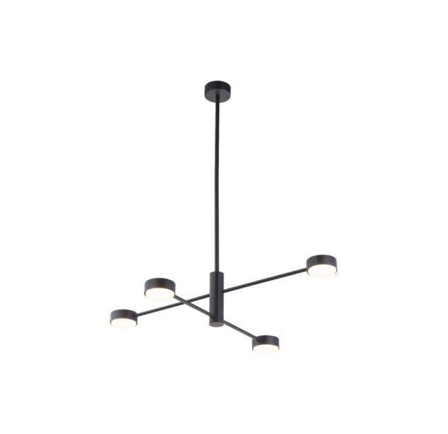 Pakabinamas šviestuvas ORBIT BLACK IV GX53 7945