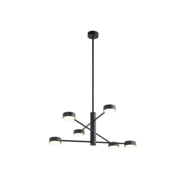 Pakabinamas šviestuvas ORBIT BLACK VI 12W GX53 7946