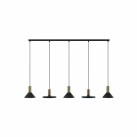 Pakabinamas šviestuvas HERMANOS V BLACK/SOLID BRASS 8032