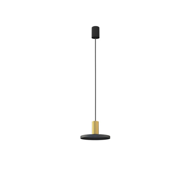 Pakabinamas šviestuvas HERMANOS B BLACK/SOLID BRASS 8100