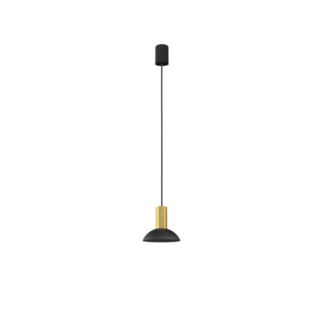 Pakabinamas šviestuvas HERMANOS C BLACK/SOLID BRASS 8194