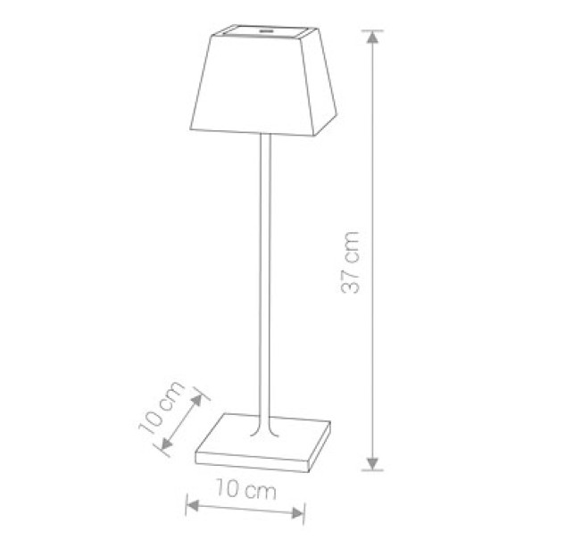 Pastatomas belaidis lauko šviestuvas MAHE LED BL Pastatomas belaidis lauko šviestuvas MAHE LED BL