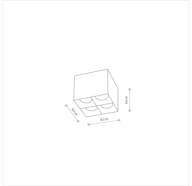 Akcentinis / lubinis šviestuvas 16W 4000K MIDI LED 10051 Akcentinis / lubinis šviestuvas 16W 4000K MIDI LED 10051