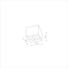 Akcentinis / lubinis šviestuvas 16W 4000K MIDI LED 10051 Akcentinis / lubinis šviestuvas 16W 4000K MIDI LED 10051