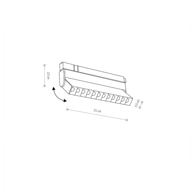 Akcentinis šviestuvas LVM FOCUS OUT LED 9W 10145