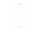 Sieninis šviestuvas RING LED MIRROR S 10276