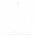 Sieninis šviestuvas RING LED WOOD L 10282