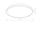 Lubinis šviestuvas AGNES ROUND LED PRO 32W 4000K Lubinis šviestuvas AGNES ROUND LED PRO 32W 4000K