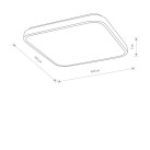 Lubinis šviestuvas AGNES SQUARE LED PRO 32W 3000K Lubinis šviestuvas AGNES SQUARE LED PRO 32W 3000K