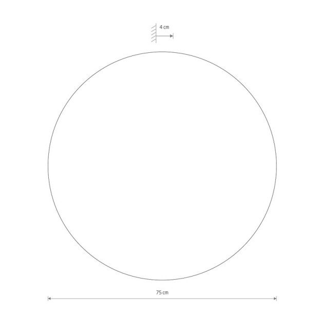 Sieninis šviestuvas RING TIMBER LED XXL 3000K 22W 11178 Sieninis šviestuvas RING TIMBER LED XXL 3000K 22W 11178