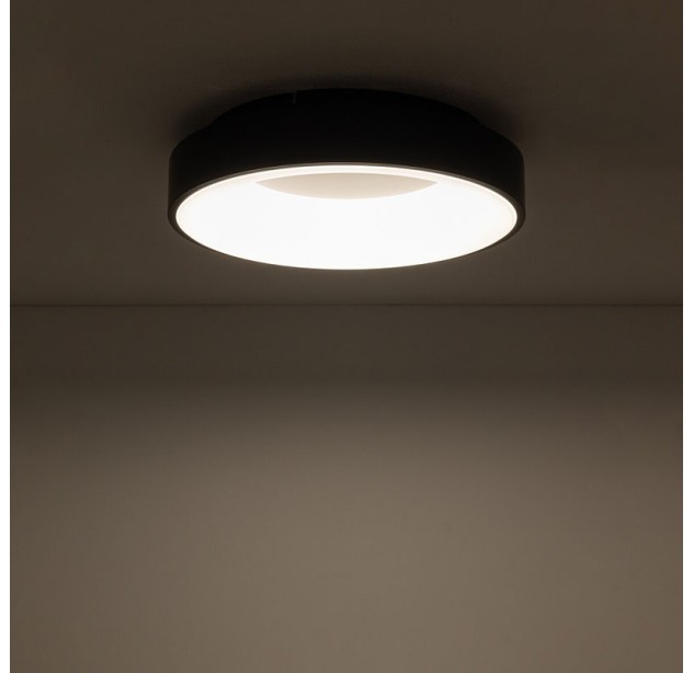 Lubinis šviestuvas NIKKI ROUND LED BLACK 32W 3000K