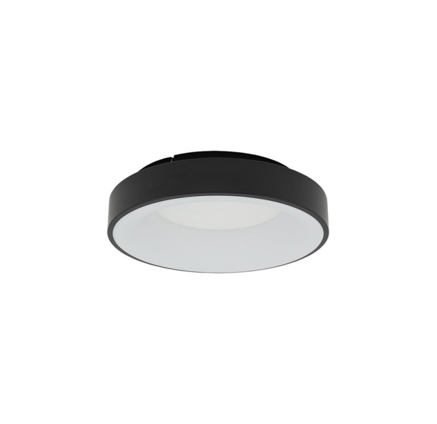 Lubinis šviestuvas NIKKI ROUND LED BLACK 32W 3000K