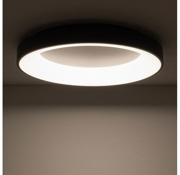Lubinis šviestuvas NIKKI ROUND LED BLACK 60W 3000K