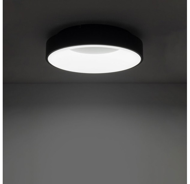 Lubinis šviestuvas NIKKI ROUND LED BLACK 32W 4000K